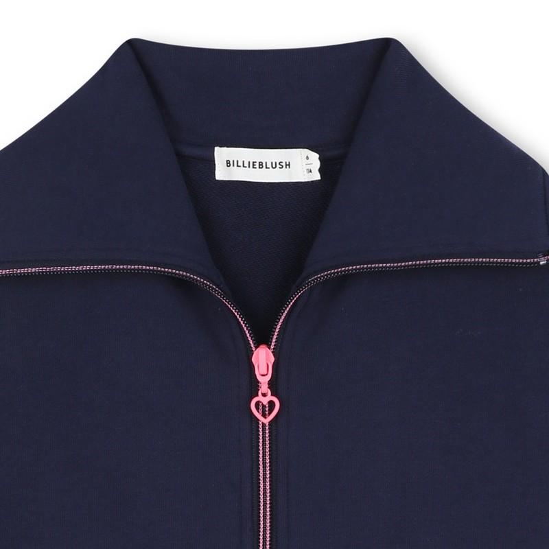 Cardigan in felpa U21605 85TA BILLIEBLUSH 