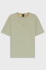 T-shirt in cotone elasticizzato con logo stampato