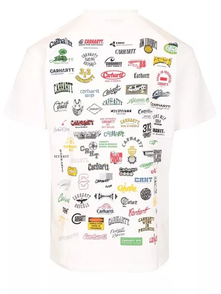 S/S Logo T-Shirt bianca I034643 02XX CARHARTT WIP 