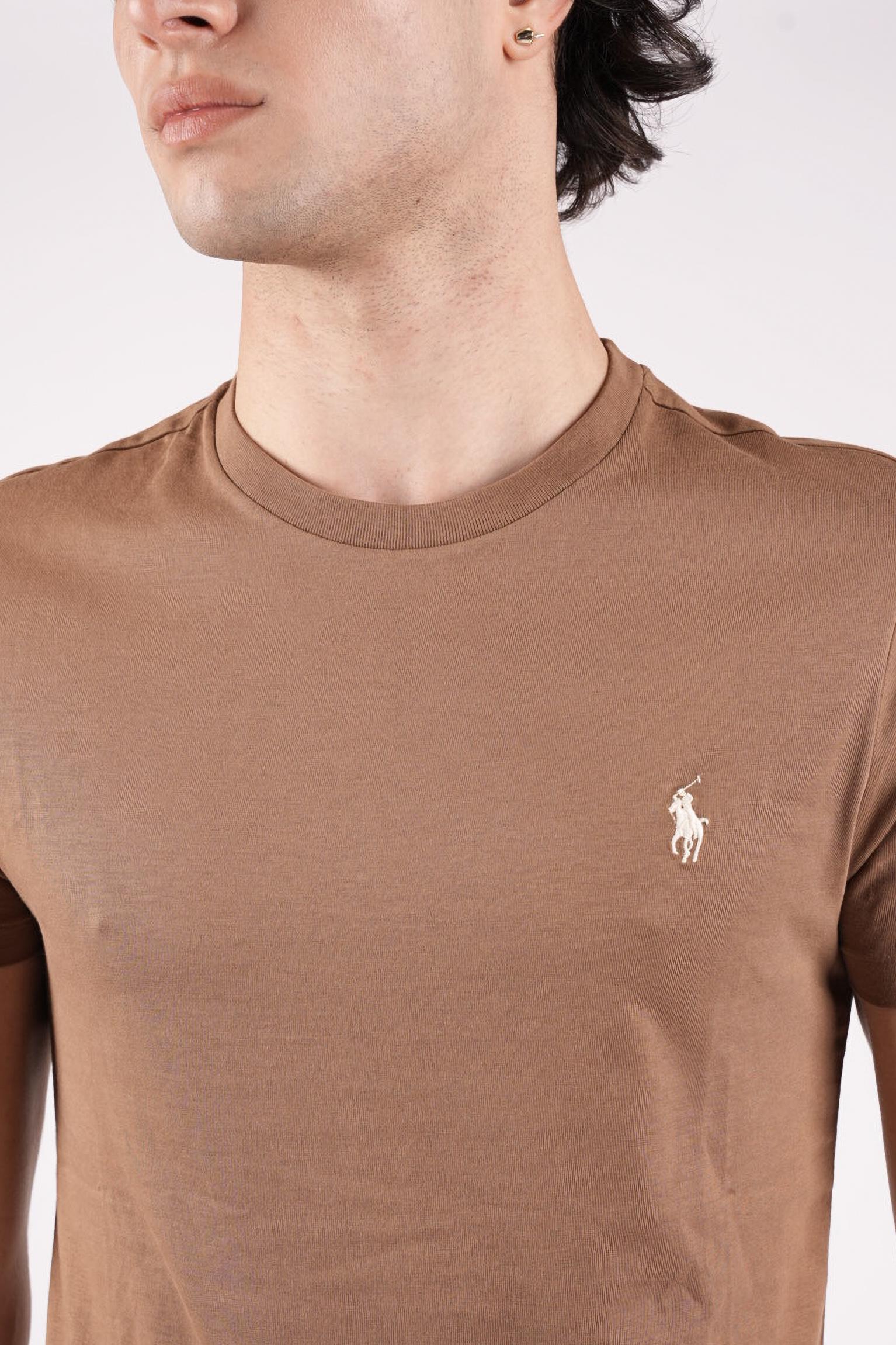 T-shirt con logo a contrasto 710671438 518 POLO RALPH LAUREN 