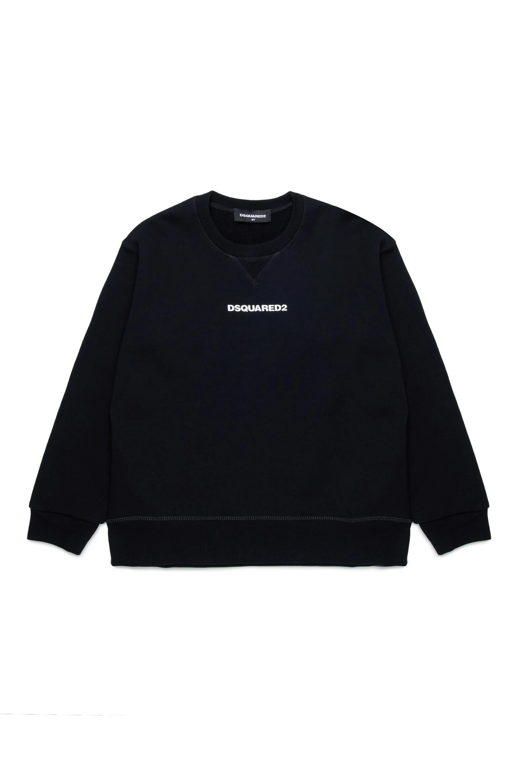 Felpa in cotone con logo DQ2739D0094 DQ900 DSQUARED2 