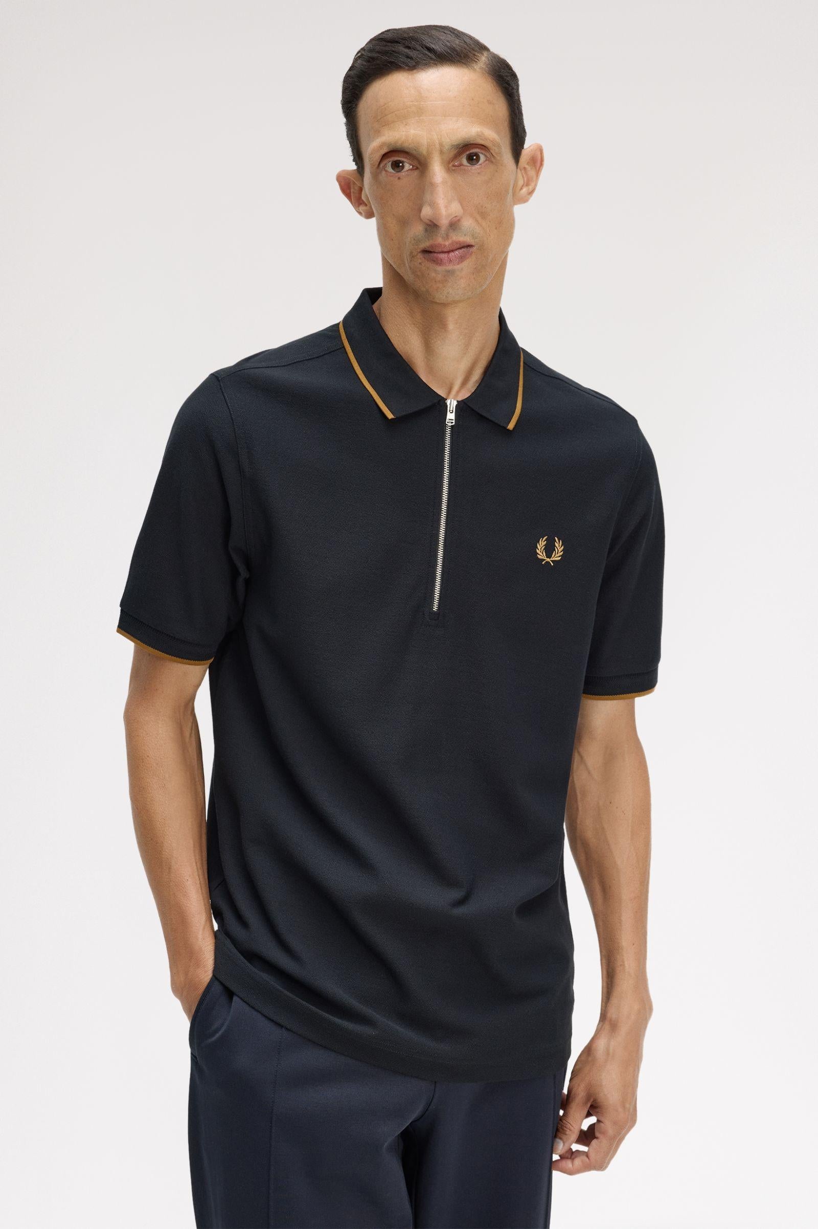 Polo In Piqué Crêpe M248058 102 FRED PERRY 