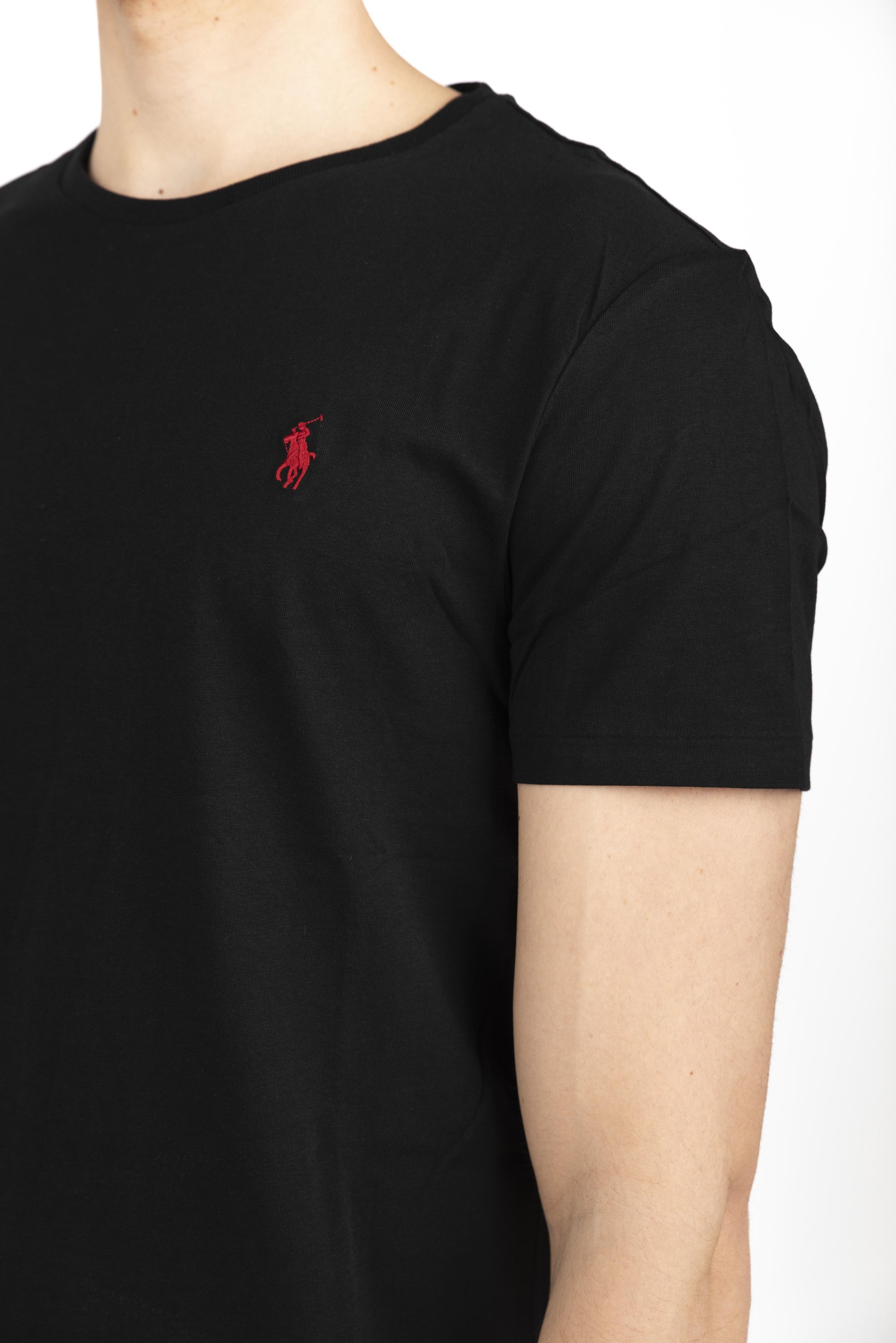 Maglietta in jersey Custom Slim-Fit black 710680785 001 POLO RALPH LAUREN 