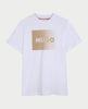 T-shirt con logo a motivo