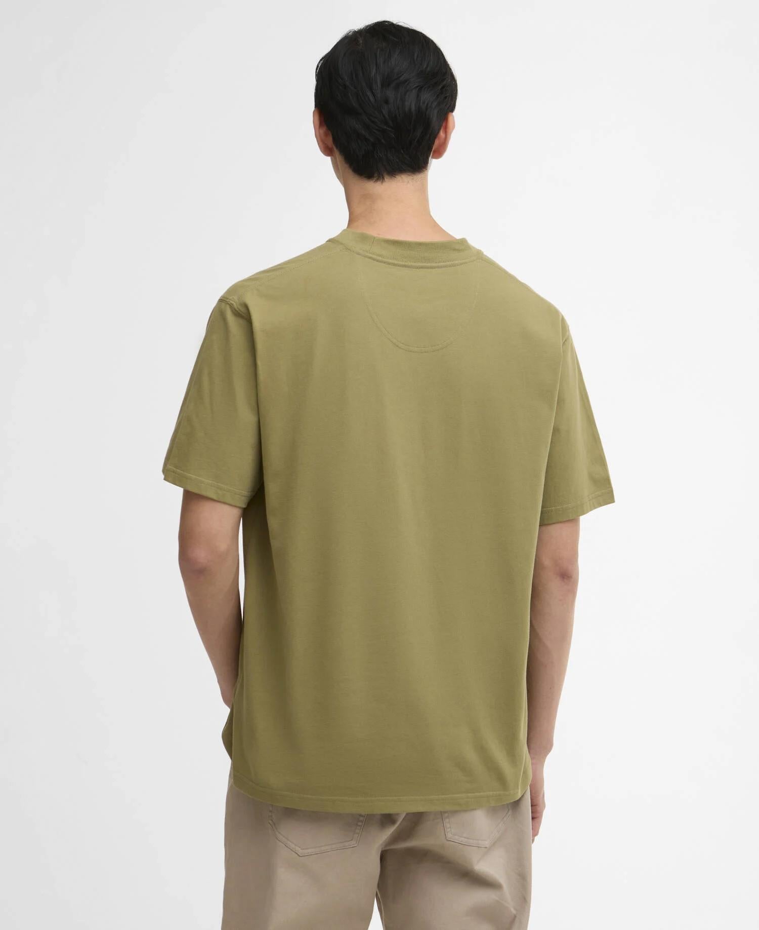 T-shirt oversize con logo Dalton MTS1568 OL31 BARBOUR 