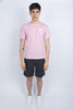 T-shirt con tasca rosa