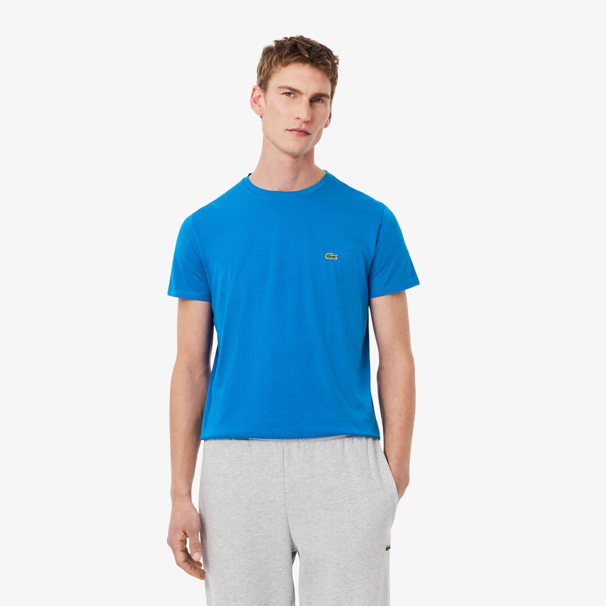 T-shirt in cotone Pima TH6709 3D3 LACOSTE 