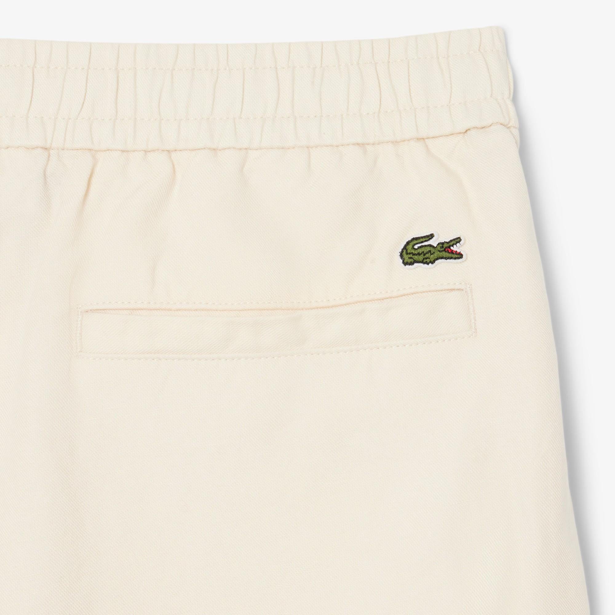 Shorts regular fit in twill di misto lino GH2628 056 LACOSTE 