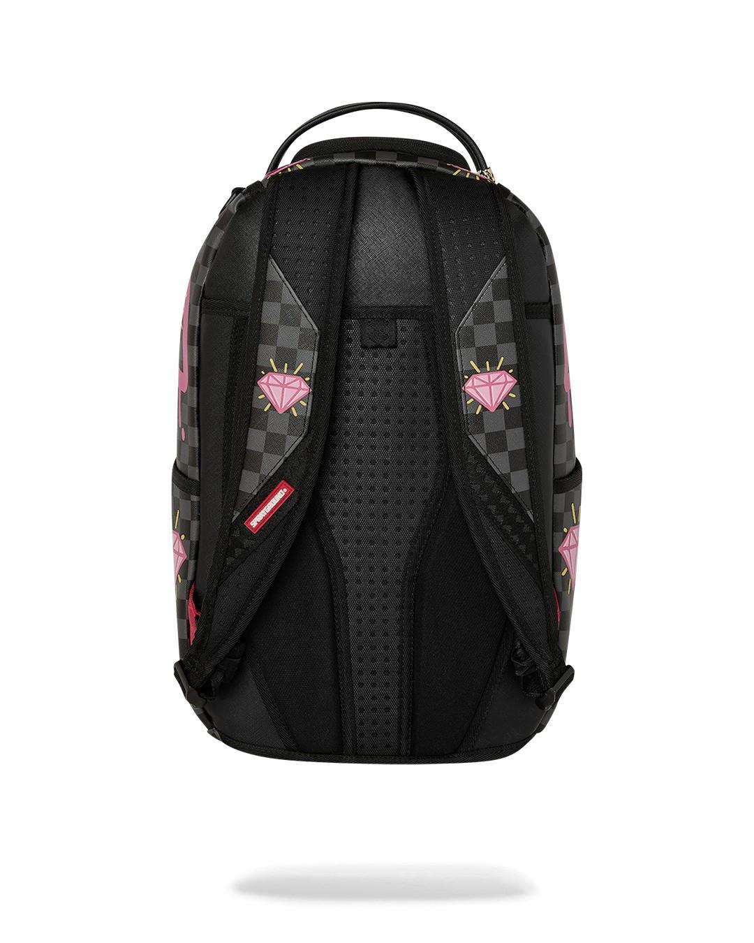 Pink panther drippy diamonds backpack 910B8790 NSZ SPRAYGROUND 