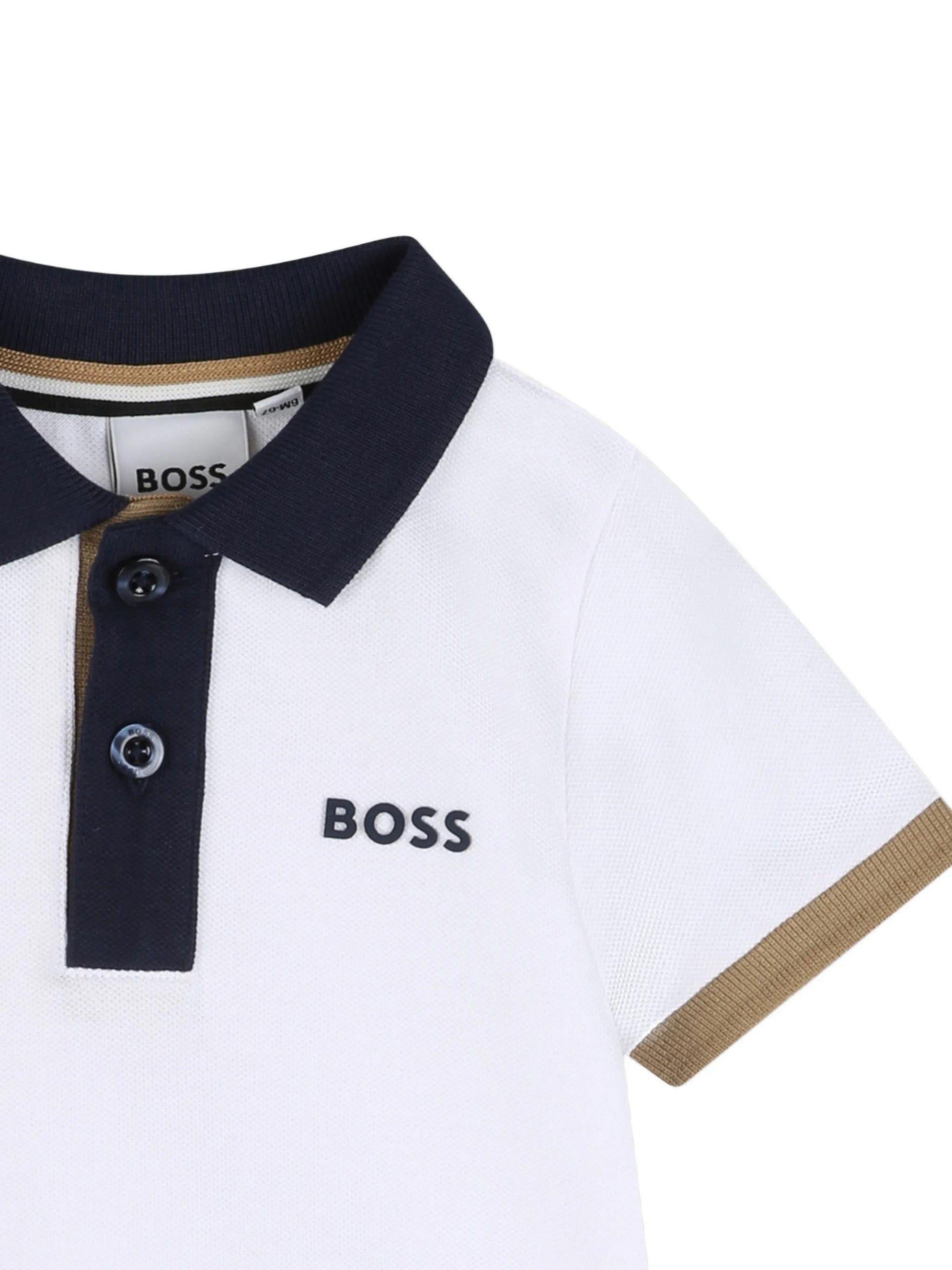 Polo a maniche corte con Logo J52878 10PA BOSS 