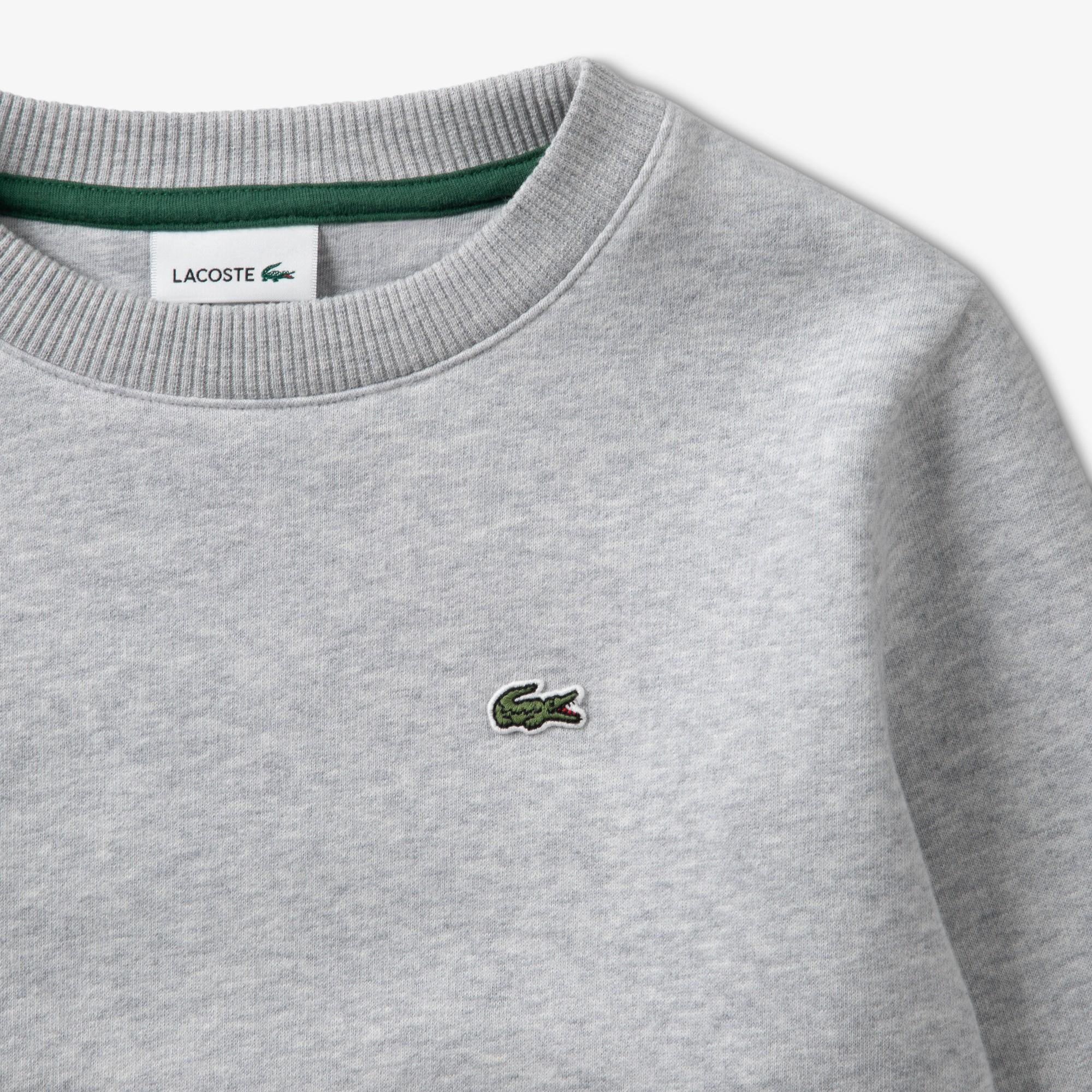 Felpa girocollo in tessuto felpato 847029 GH0 LACOSTE 