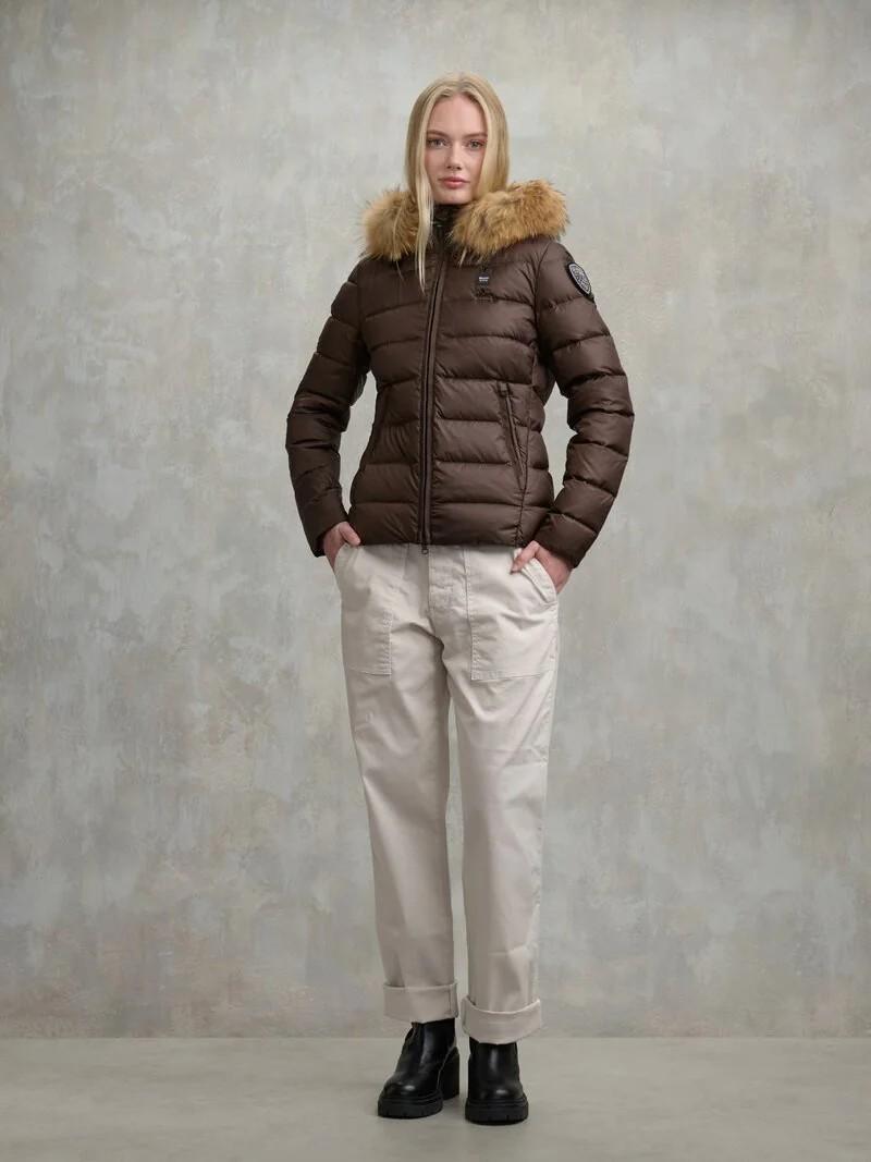 Piumino a righe arcadia 25WBLDC03099 365EI BLAUER 
