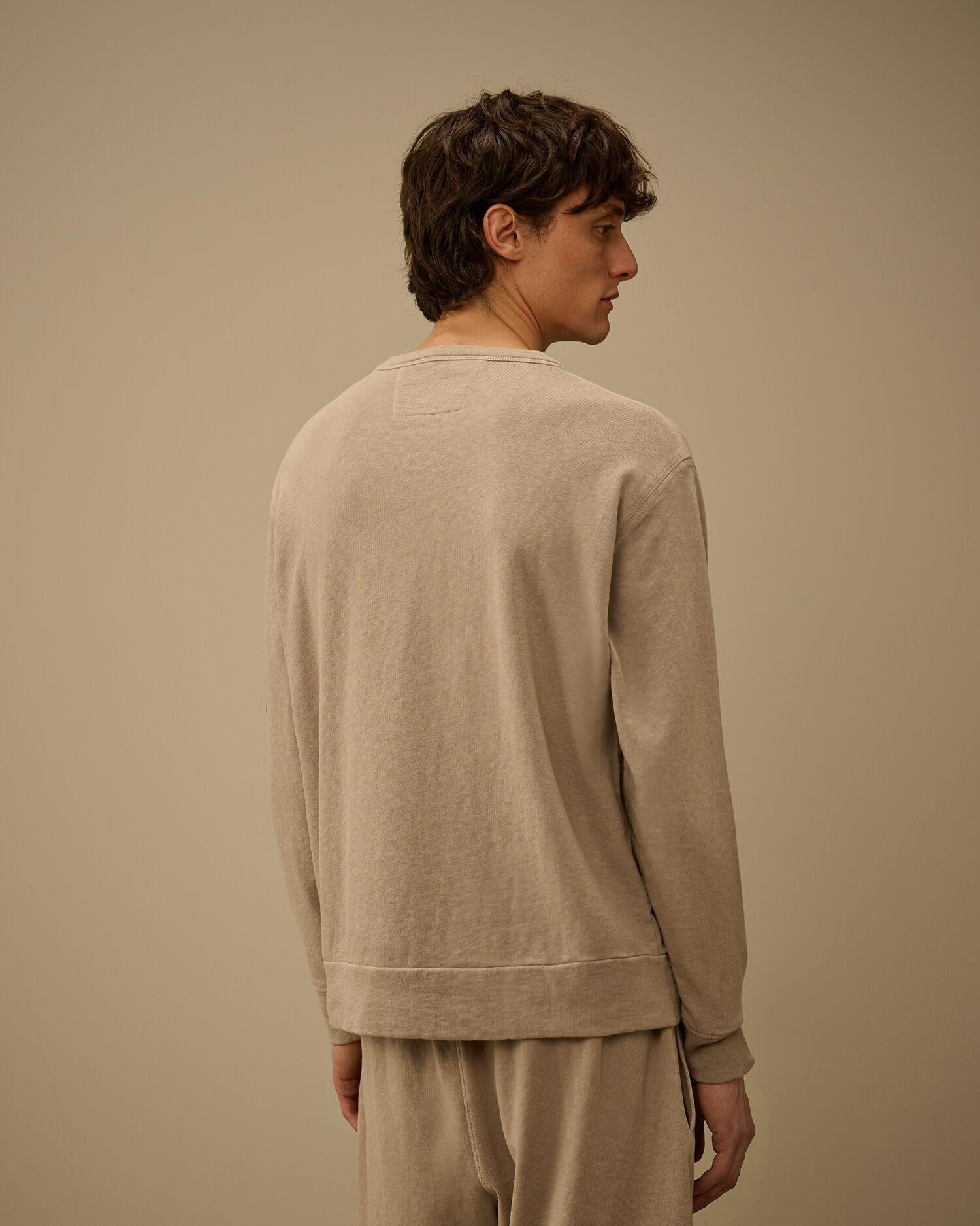 Malfilè Fleece Lens Crewneck Sweatshirt 20CMSS207A 904 C.P. COMPANY 