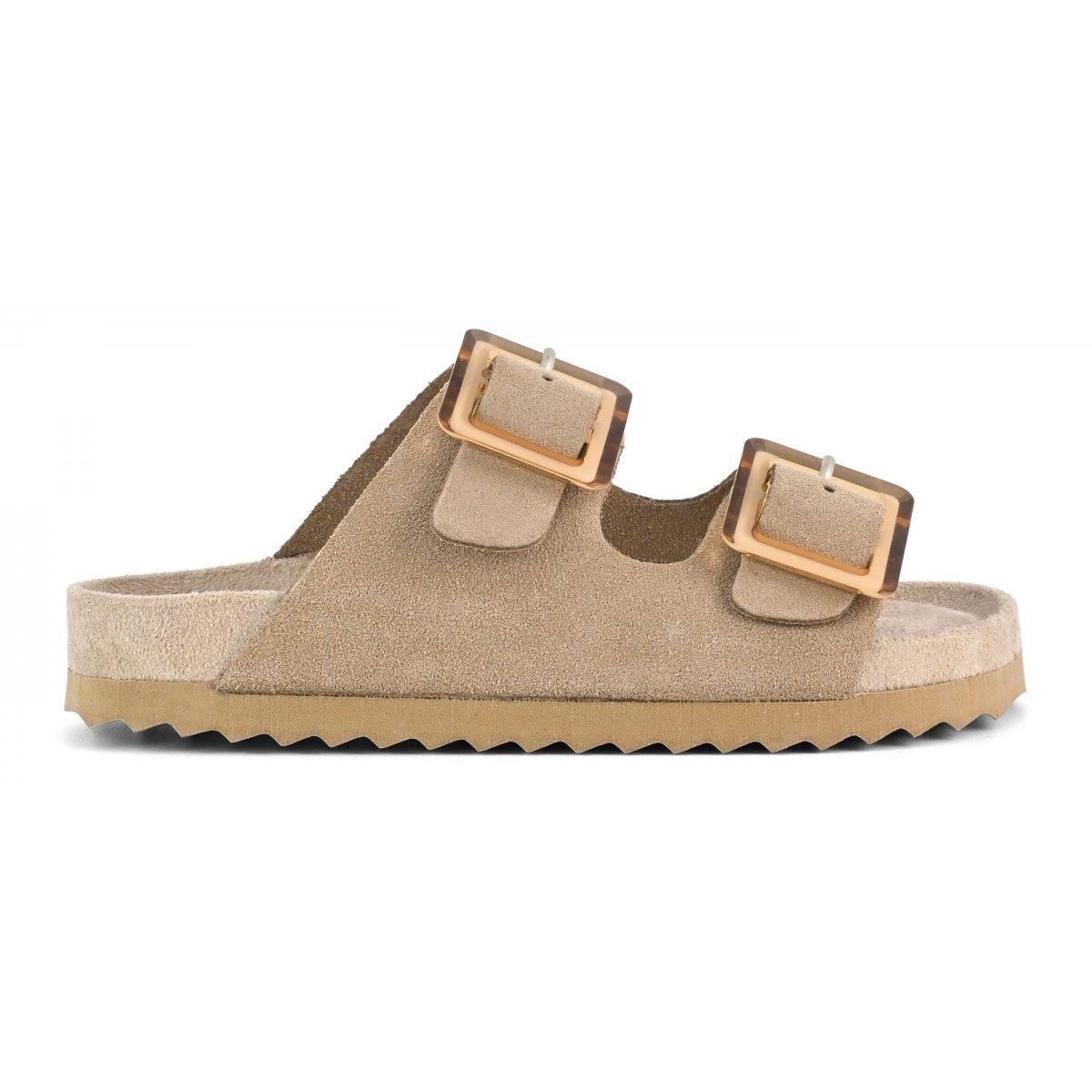 Sandalo monocolore pelle scamosciata HC3208 MUD COLORS OF CALIFORNIA 