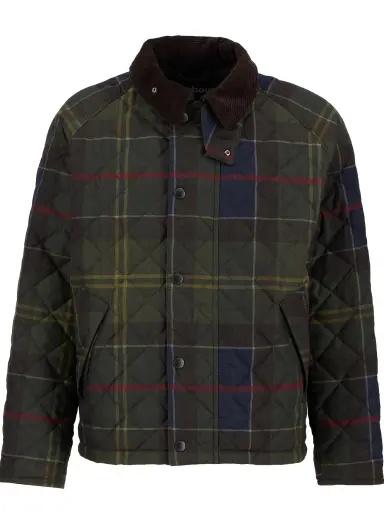 Giacca trapuntata in tartan Transport MQU1869 TN14 BARBOUR 