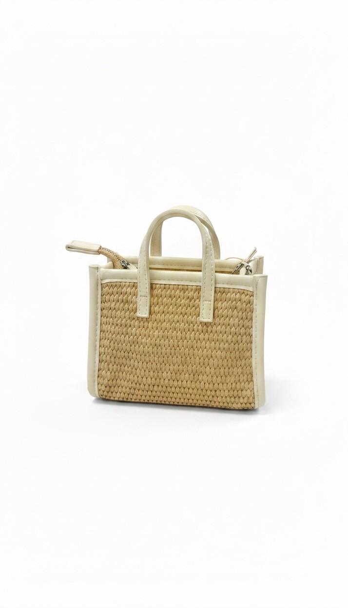Borsa Vivian micro effetto paglia VIMS001 00200L MC2 SAINT BARTH 