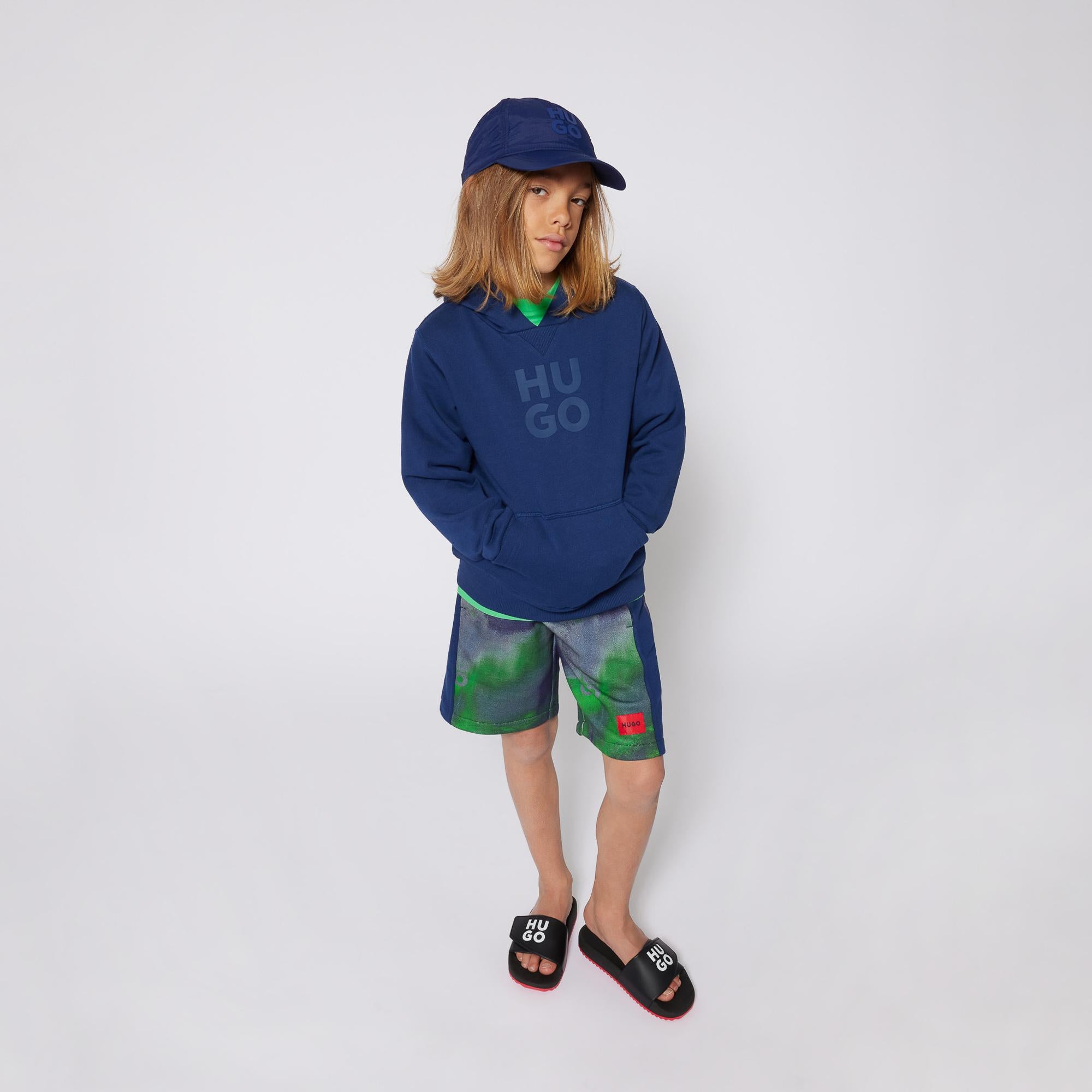 Shorts logo con sfumature G00422 V96B HUGO 
