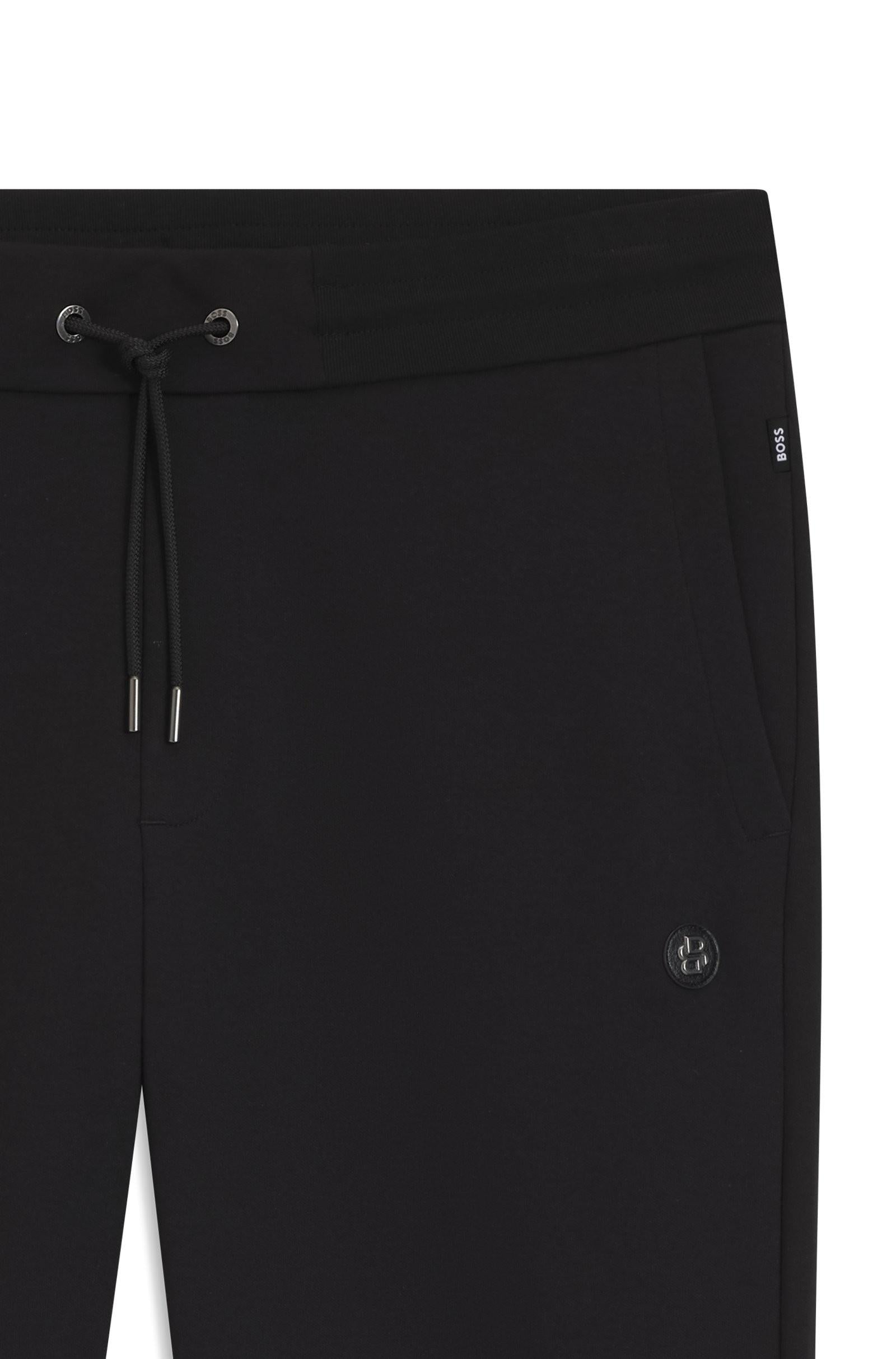 Pantaloni della tuta in misto cotone con monogramma Double B 50520322 001 BOSS 