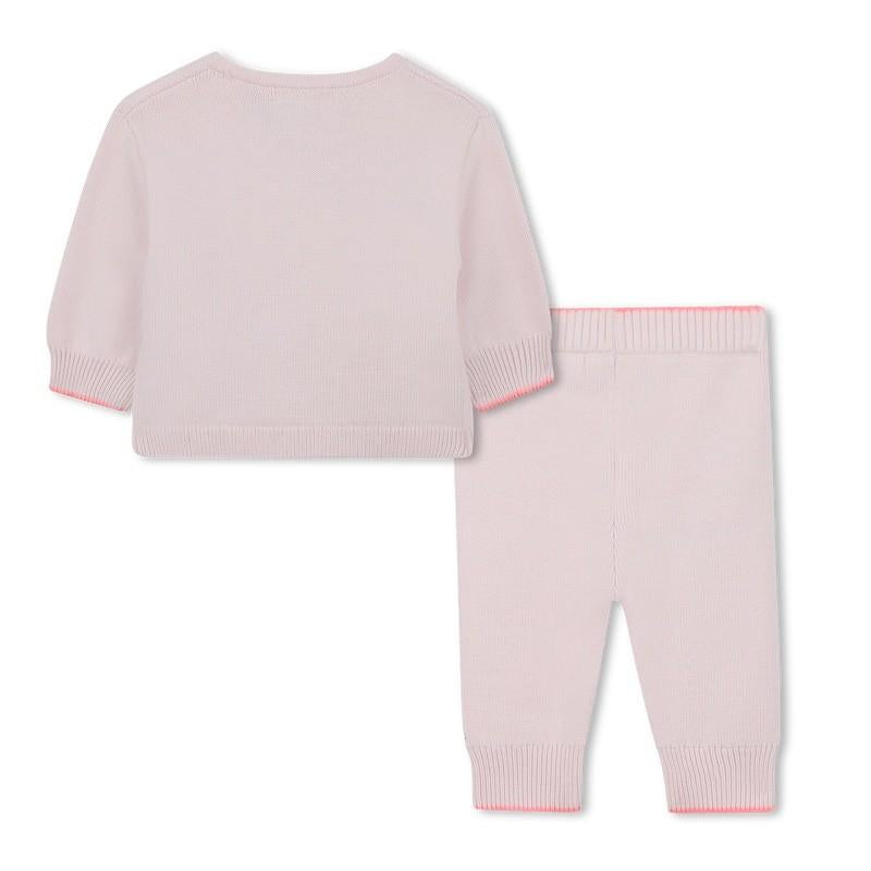 Set cardigan e leggings U21444 450 BILLIEBLUSH 