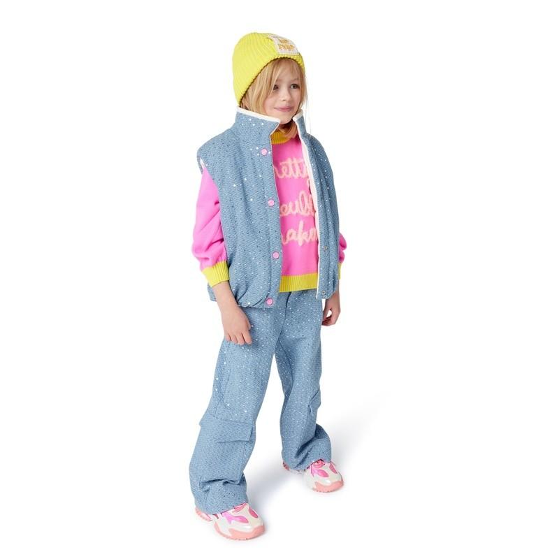 Maglione lavorato a maglia fine U21378 473 BILLIEBLUSH 