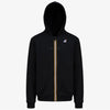 Giacca in pile unisex nero