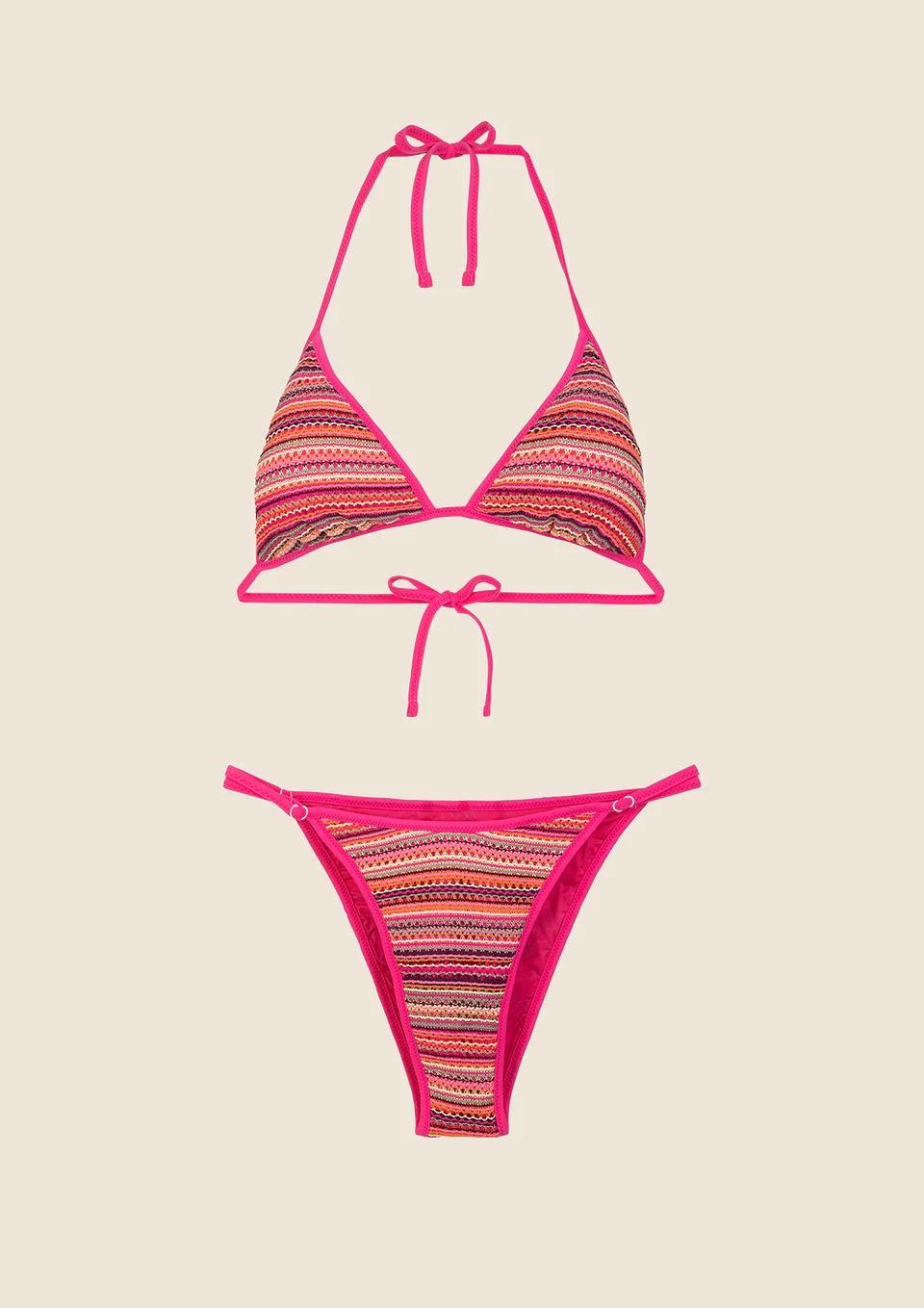 Bikini Donna Triangolo con Slip Regolabile Fantasia MF250610 FX ME FUI 