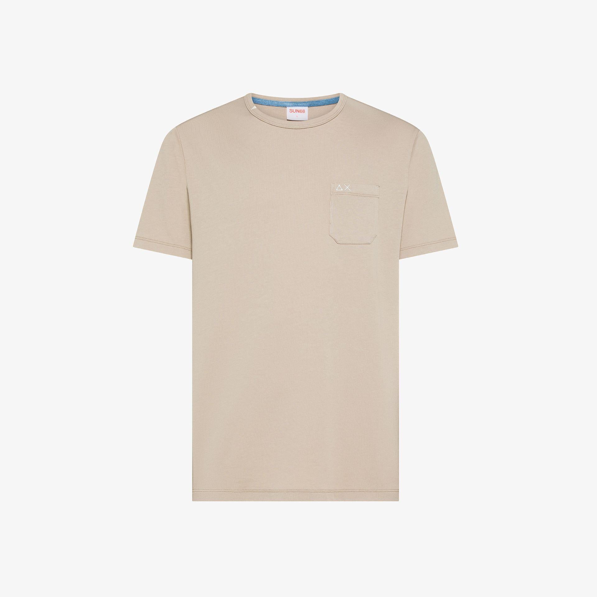 T-shirt girocollo in jersey T36101 98 SUN68 