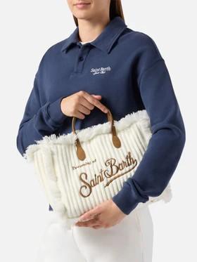 Borsa colette wool rib COL0039 01045I MC2 SAINT BARTH 