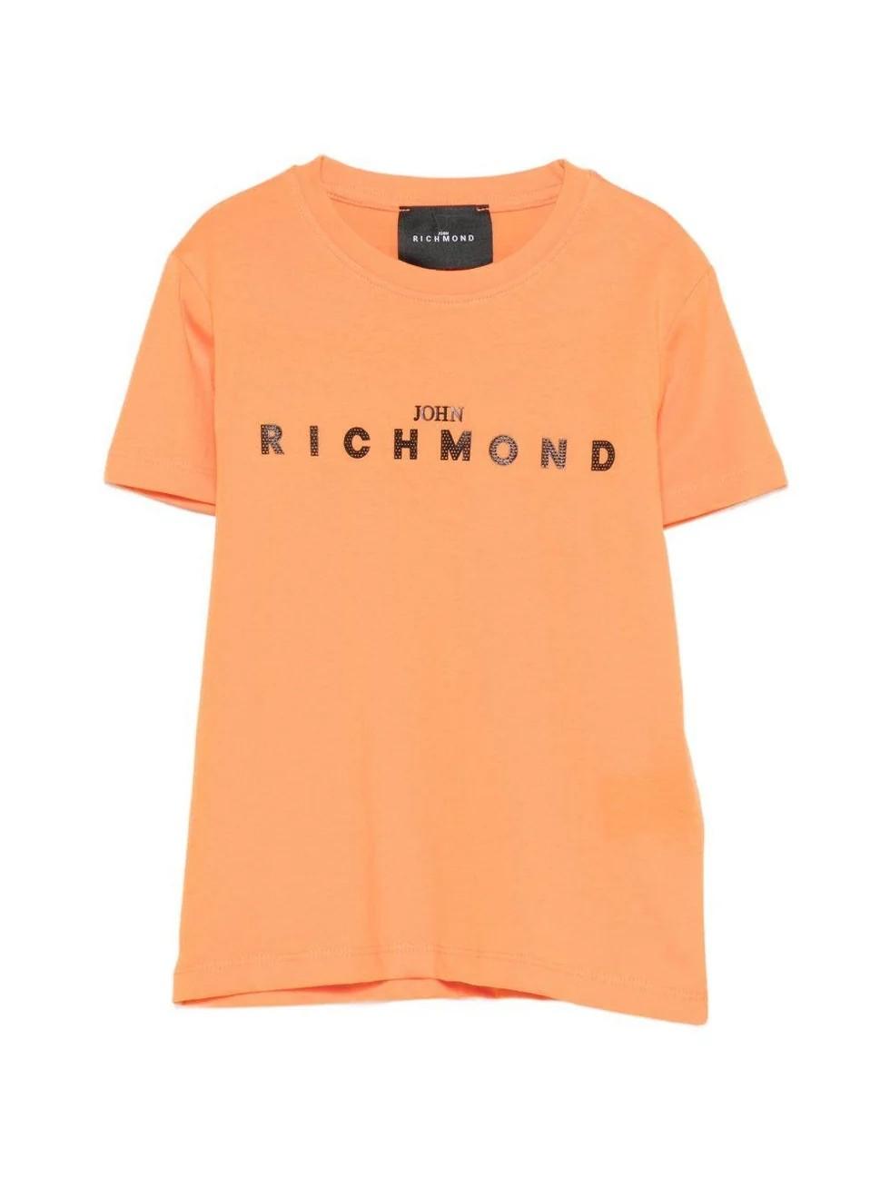 T-shirt con logo sul davanti RBP26008TS ORANGEPEEL RICHMOND 