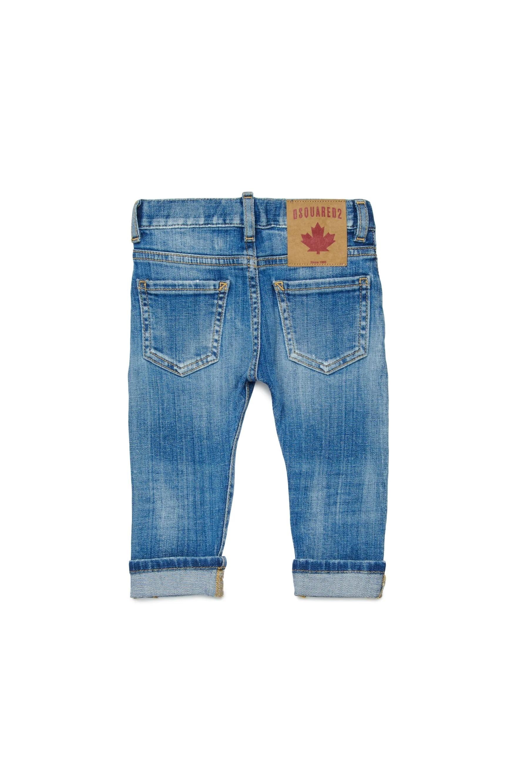 Jeans slim lavaggio blu chiaro DQ01TCD0AFN DQ01 DSQUARED2 