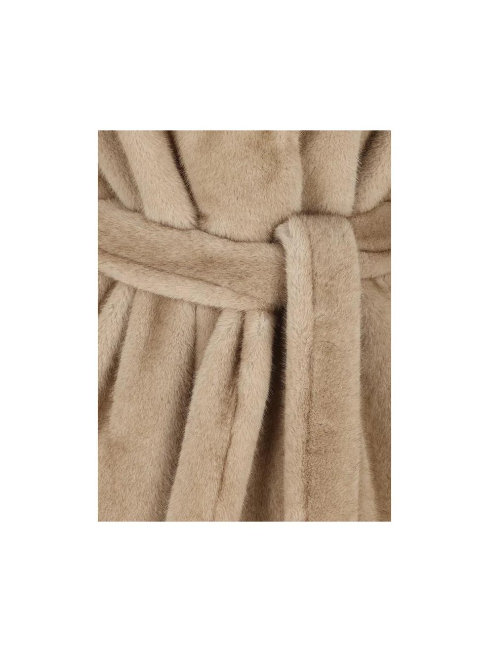 Cappotto lungo in soft faux fur CA000582D12739 1985 HERNO 