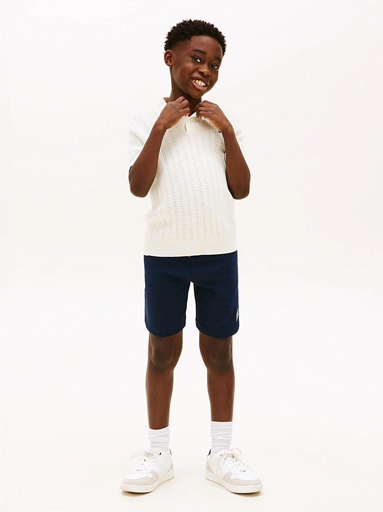Shorts sportivi larghi in spugna KB0KB10244T C1G TOMMY HILFIGER 