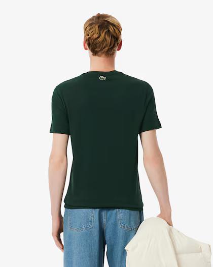 T-shirt in cotone stampato TH5634 YZP LACOSTE 