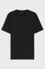 T-shirt in misto cotone con lavorazione jacquard a bolle