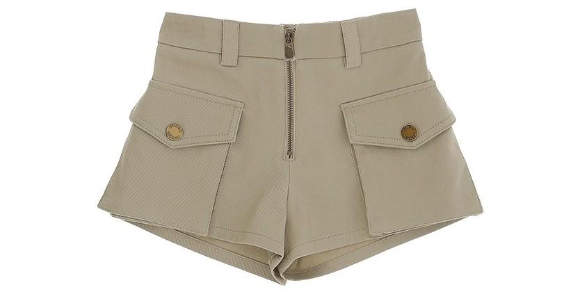 Shorts pinko kids beige con tasche KFBE0150CE023 0025 PINKO 
