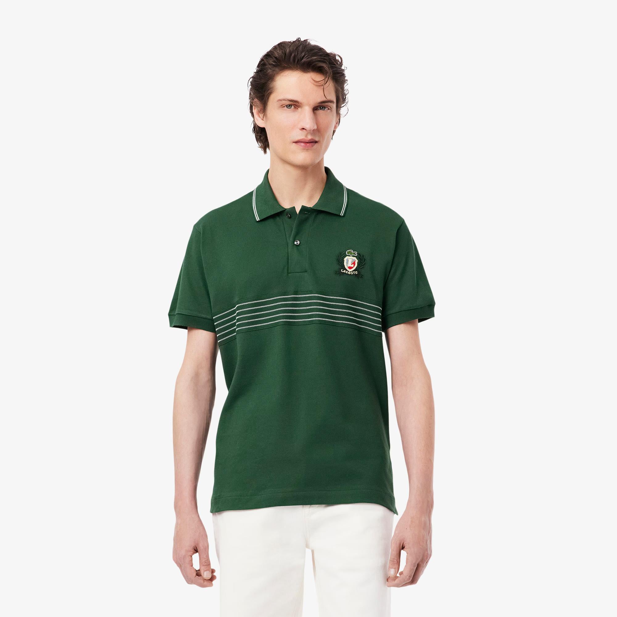 Polo con stemma ricamato PH0037 132 LACOSTE 