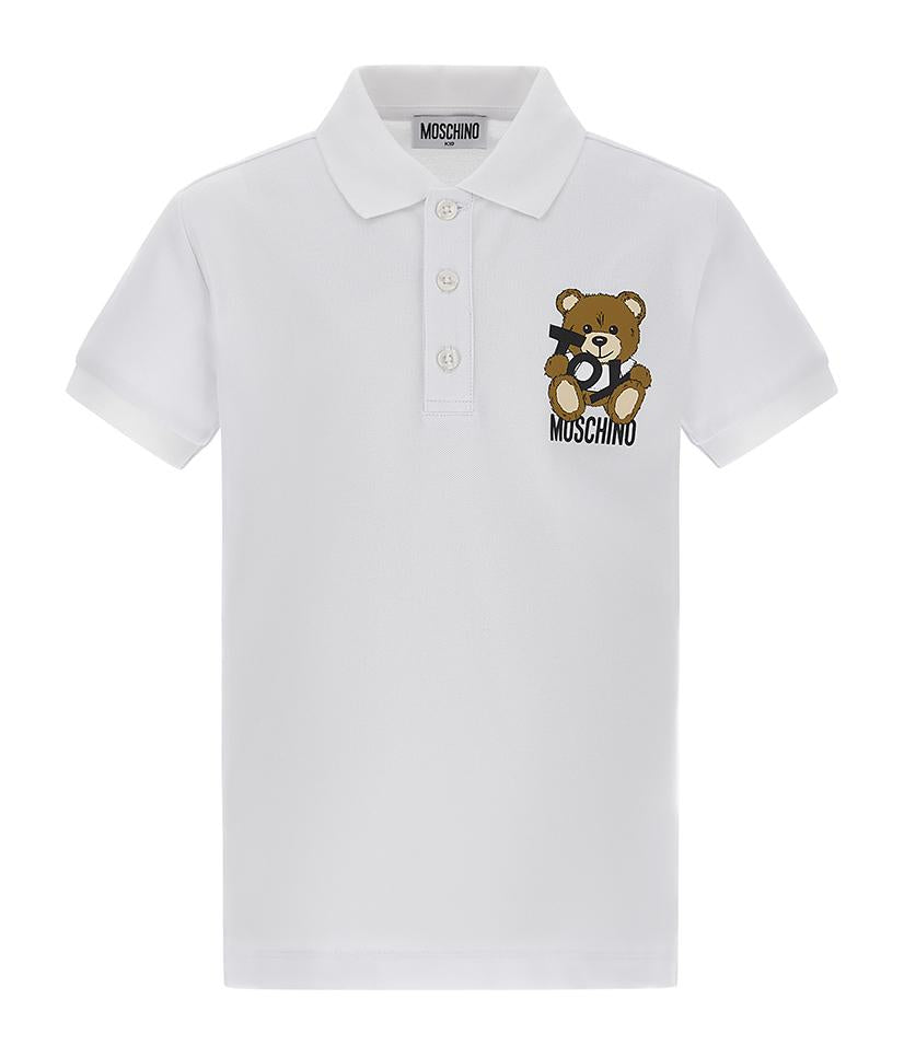 Polo Teddy Bear HRM03YLFA01 10101 MOSCHINO KID 