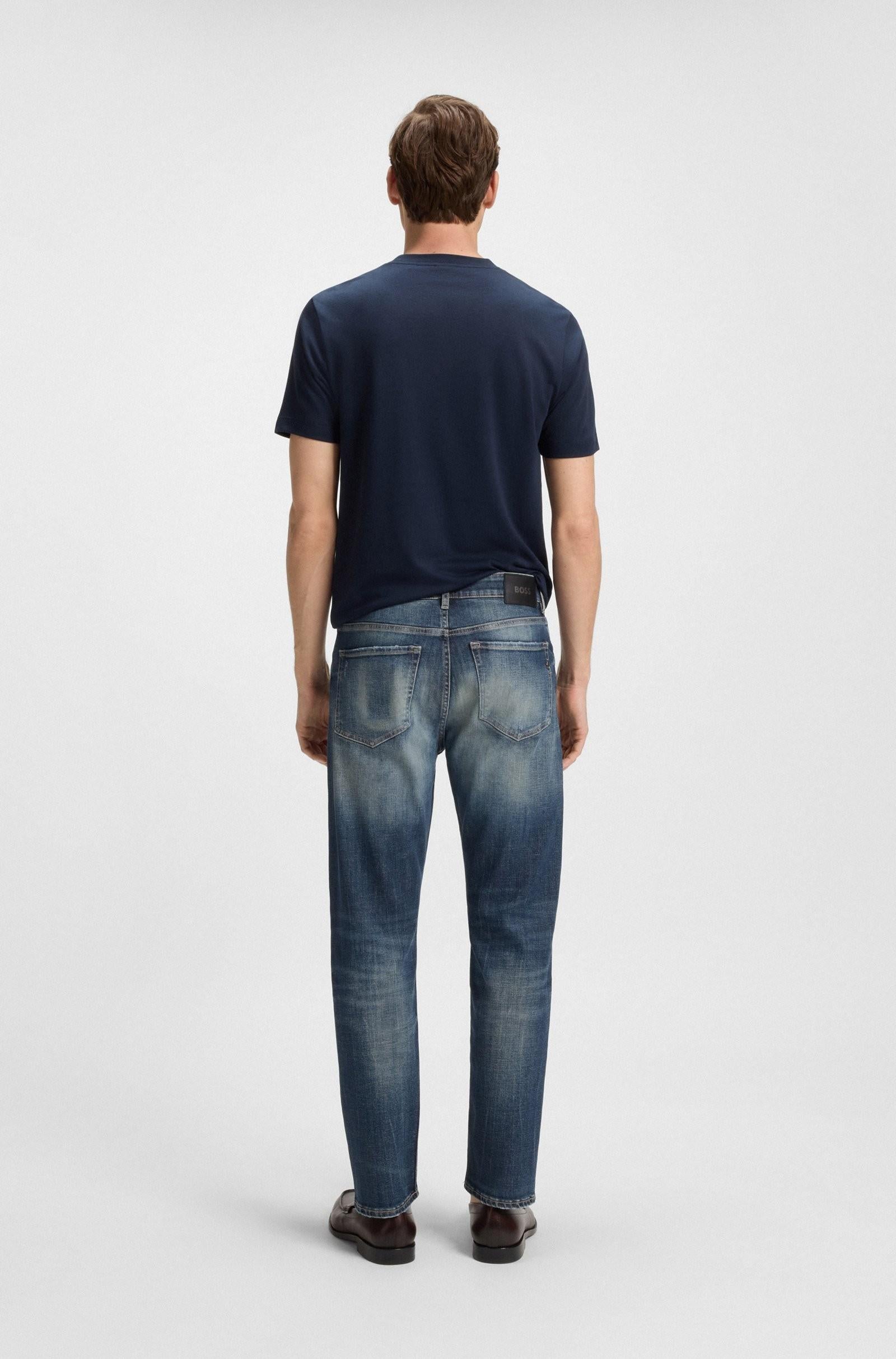 Jeans blu in denim elasticizzato 50546630 421 BOSS 