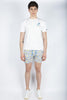 T-shirt in cotone con ricamo Batman Night Legend bianco Special Edition