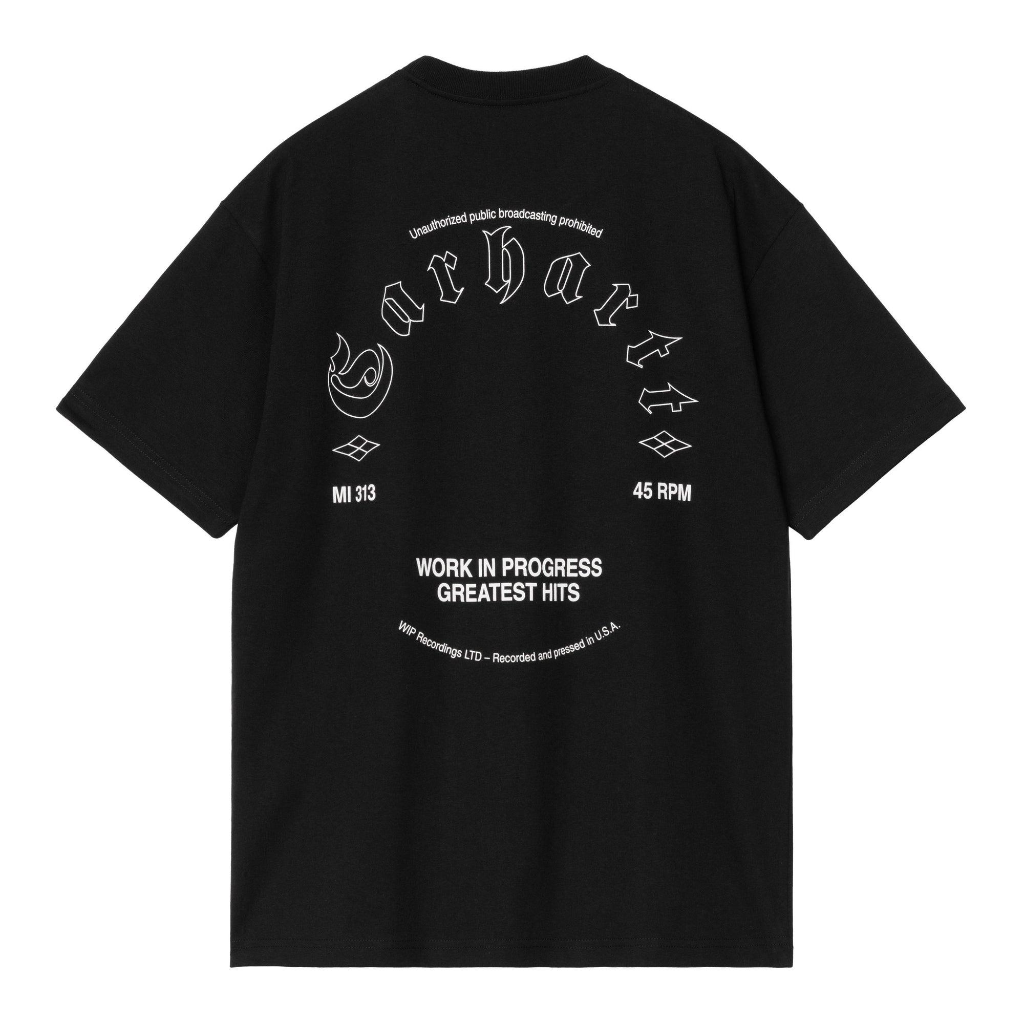 S/S Greatest Hits T-Shirt nera I034394 0D2XX CARHARTT WIP 