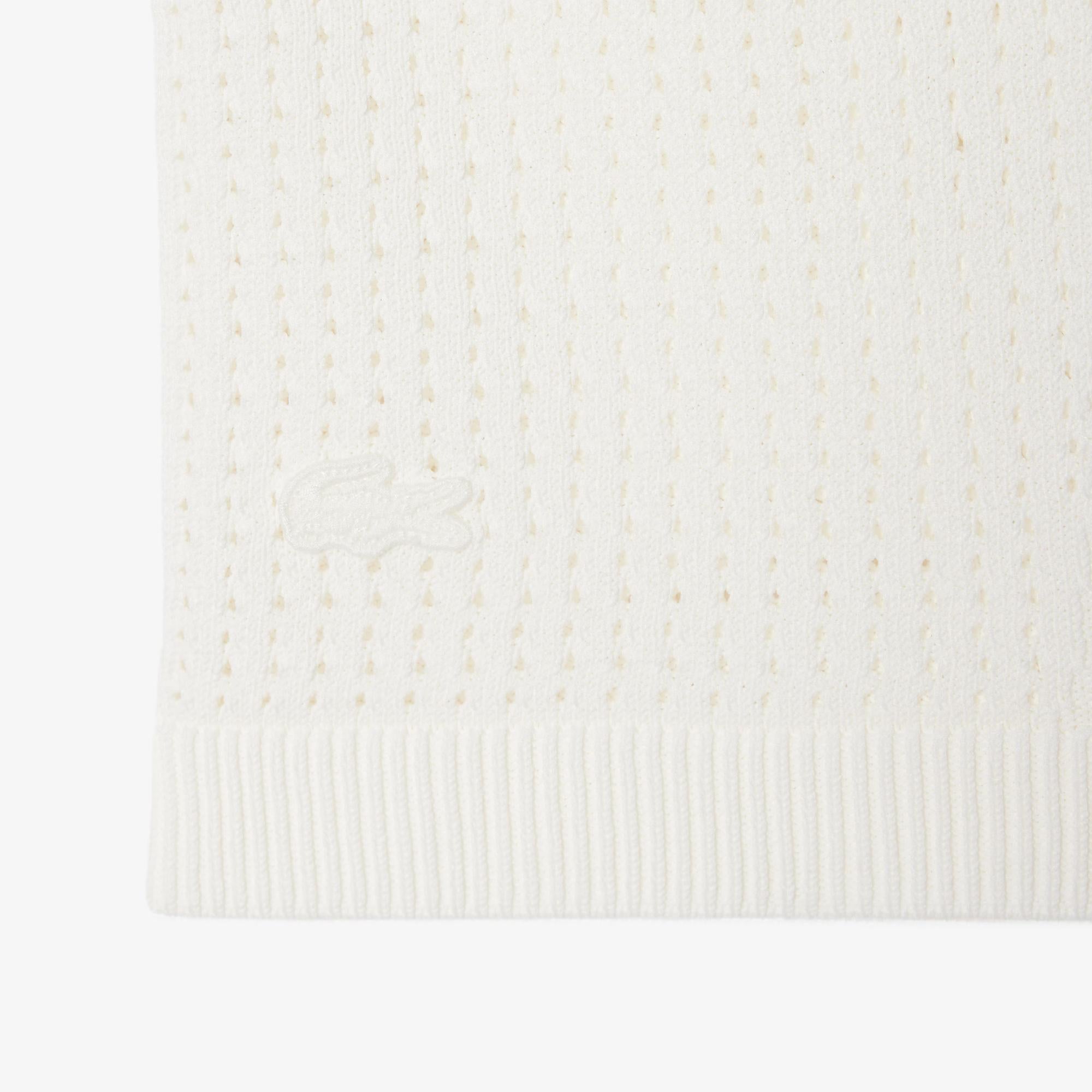 Canotta in mesh lavorata all'uncinetto AF9854 70V LACOSTE 