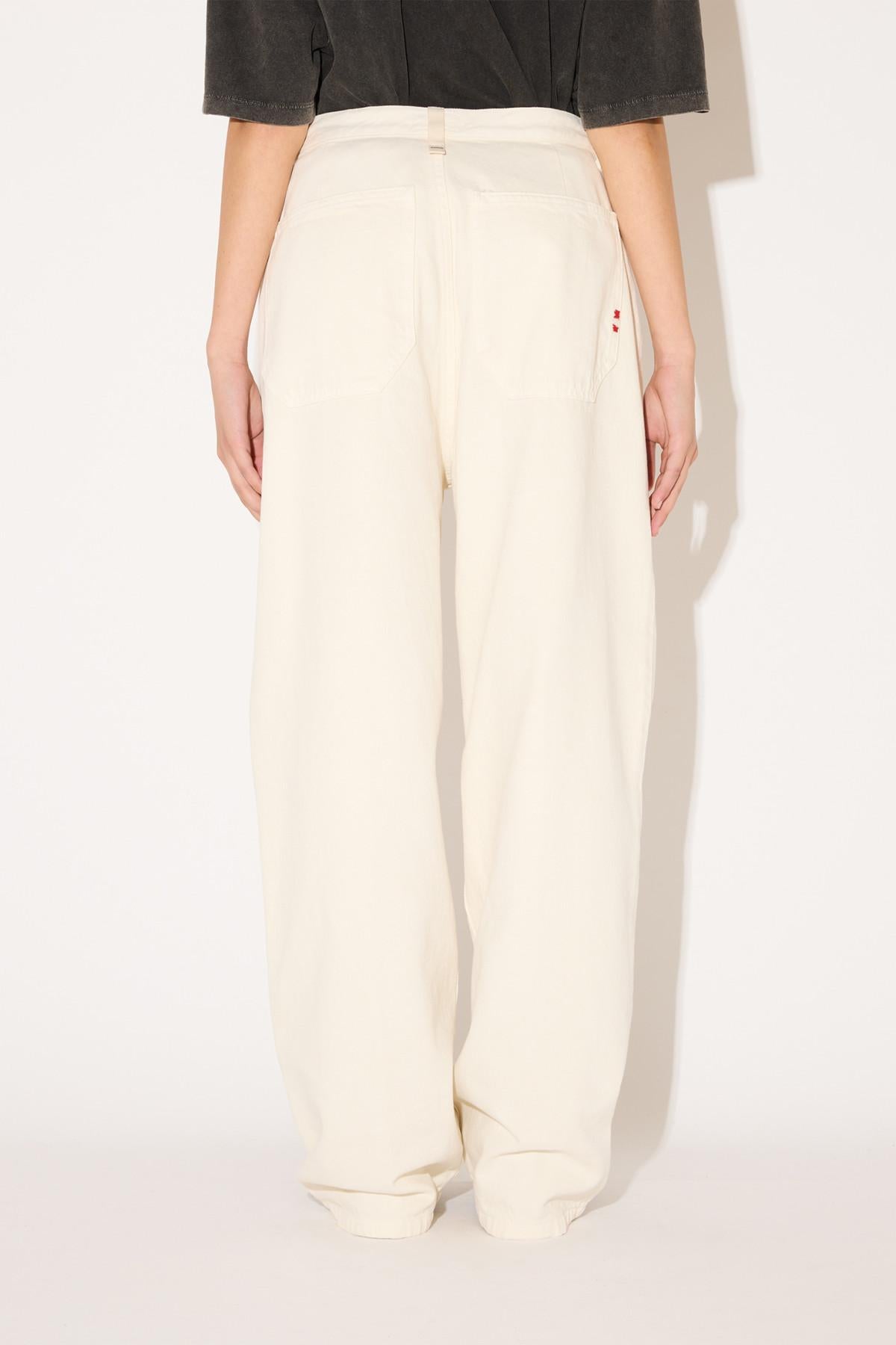 Pantalone Nogend a gamba larga in cotone AMU151P4650569 C0087 AMISH 