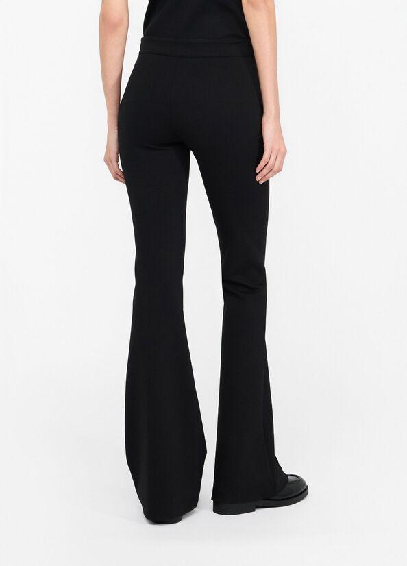 Pantaloni flare con cintura MF5143J9189 22222 LIU JO WHITE2 