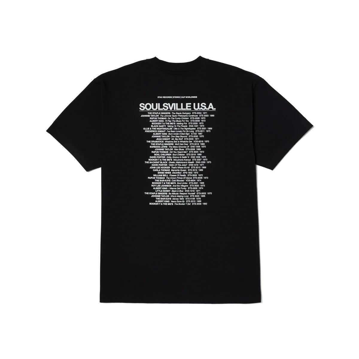 HUF x Stax Soulsville Usa T-Shirt TS02406 BLACK HUF 