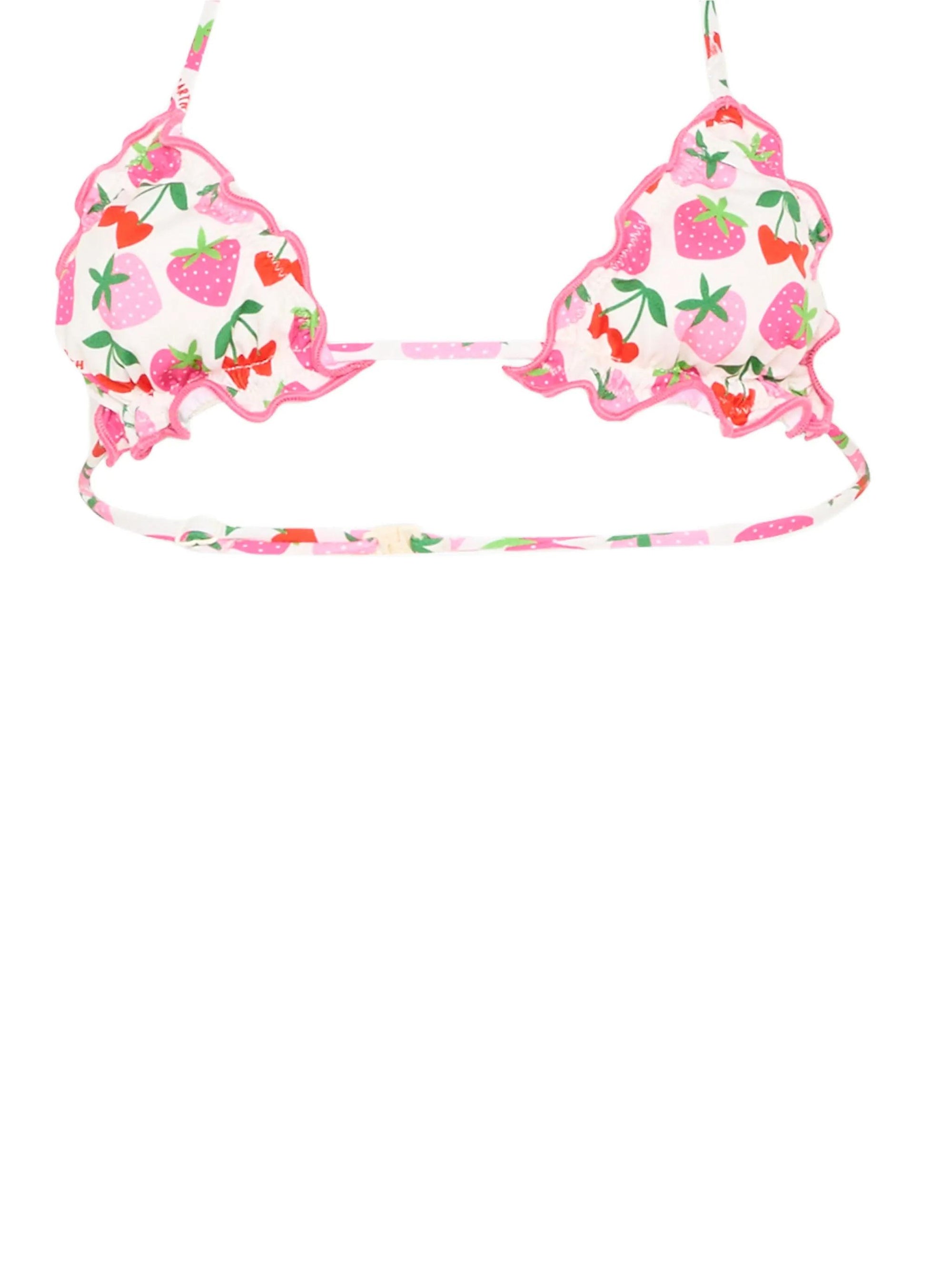 Bikini con stampa e ruches CRIS001 00516L MC2 SAINT BARTH 