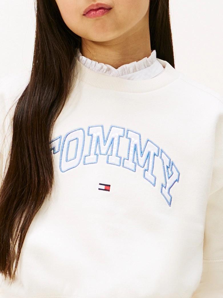 Felpa Varsity relaxed fit con applique KG0KG08785T YA8 TOMMY HILFIGER 