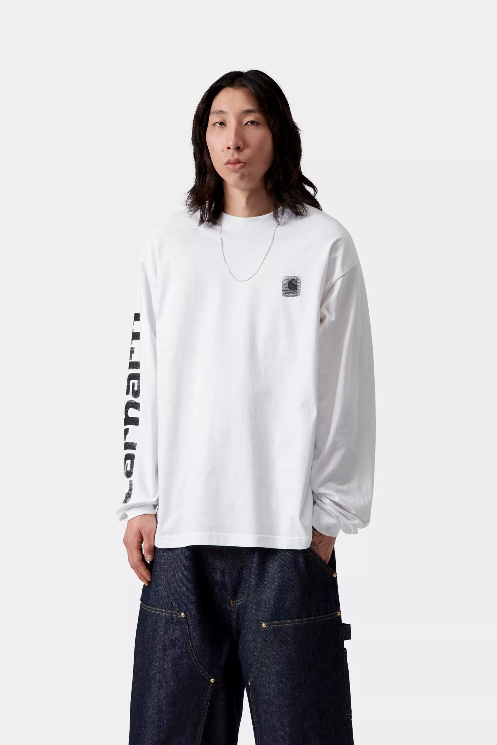 L/S Archive Script T-Shirt I036002 02XX CARHARTT WIP 