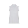Polo in piquet con logo in strass