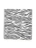 Telo mare Foutas in cotone jacquard con fantasia zebrata