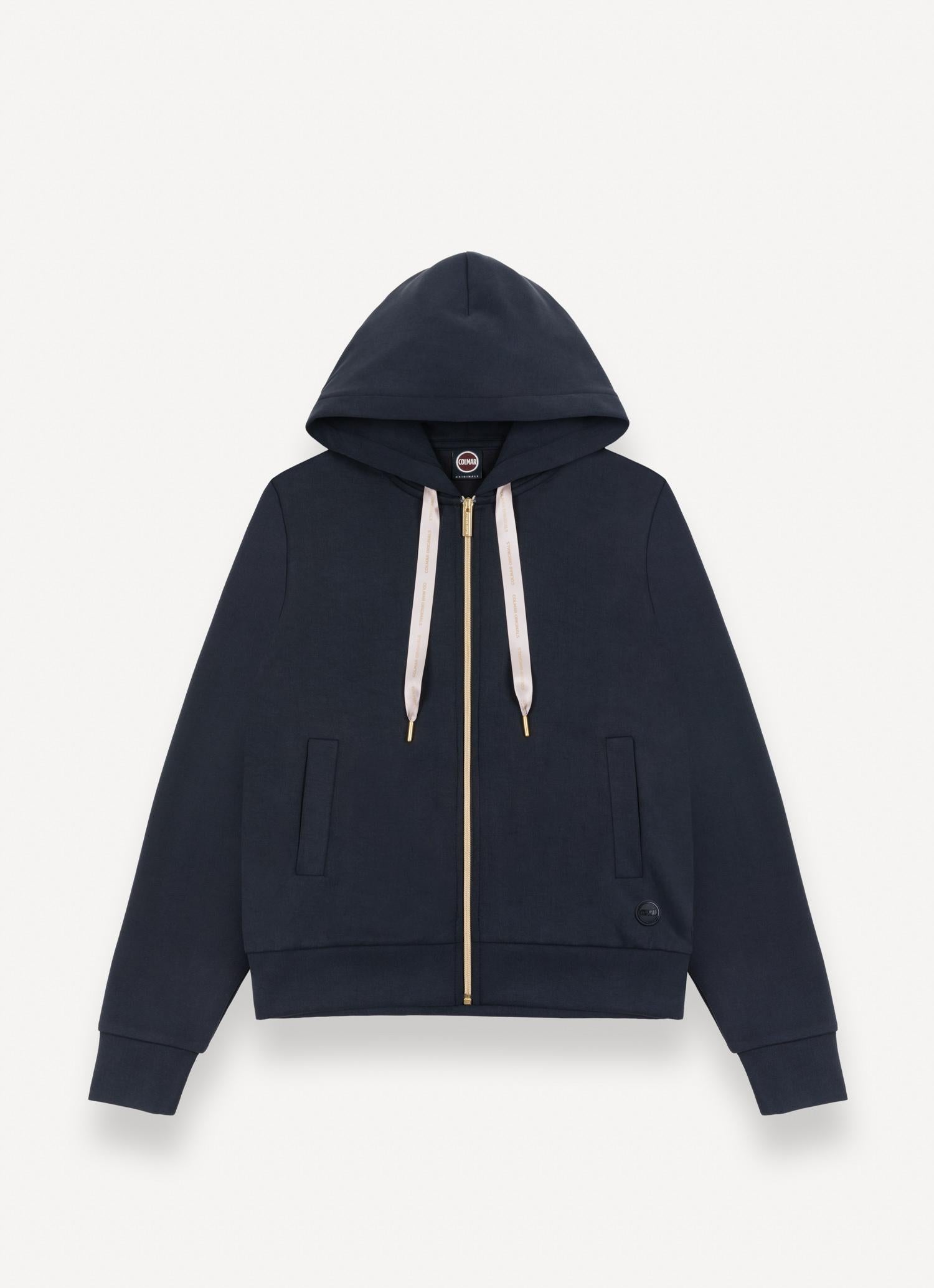 Felpa full zip in cotone modal 92101YH 99 COLMAR 